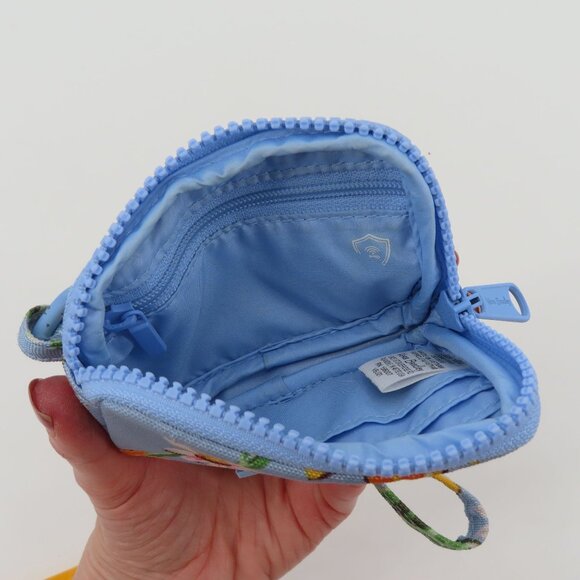 Vera Bradley Sunflower Sky RFID Zip Wristlet Wallet Flower Floral Bumble Bee - Picture 6 of 9